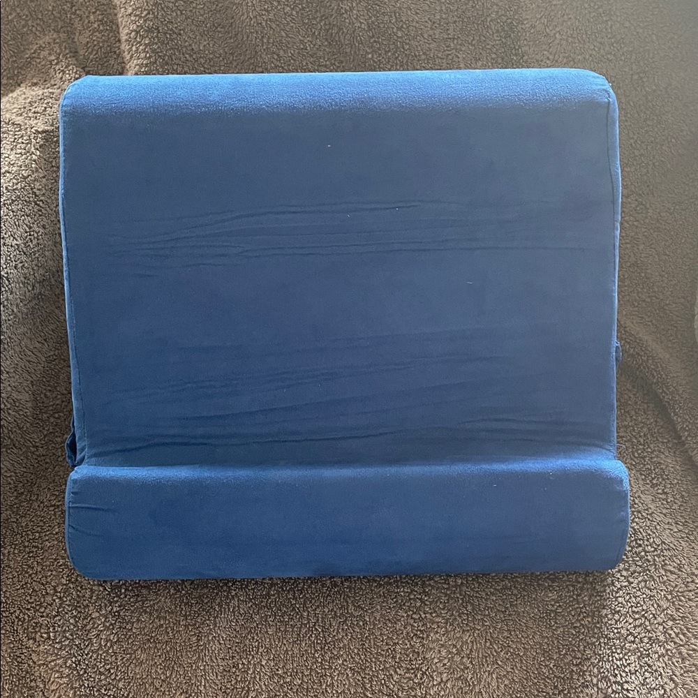 Blue Pillow iPad Holder